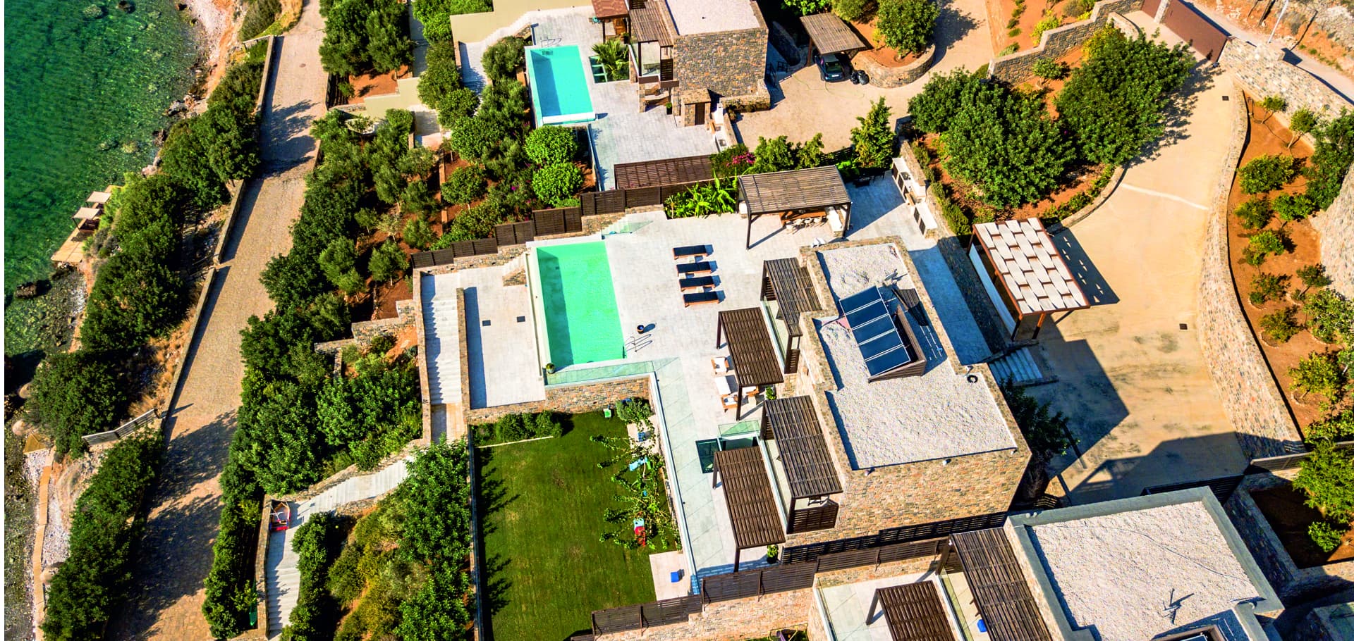 Aerial View of Spinalonga Villas